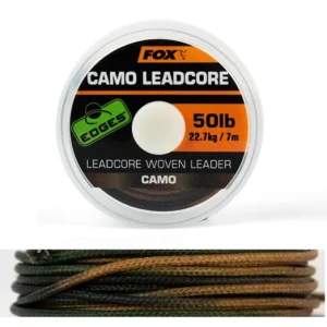 FOX CAMO LEADCORE WOVEN LEADER 50LB 7M Végkiárusítás