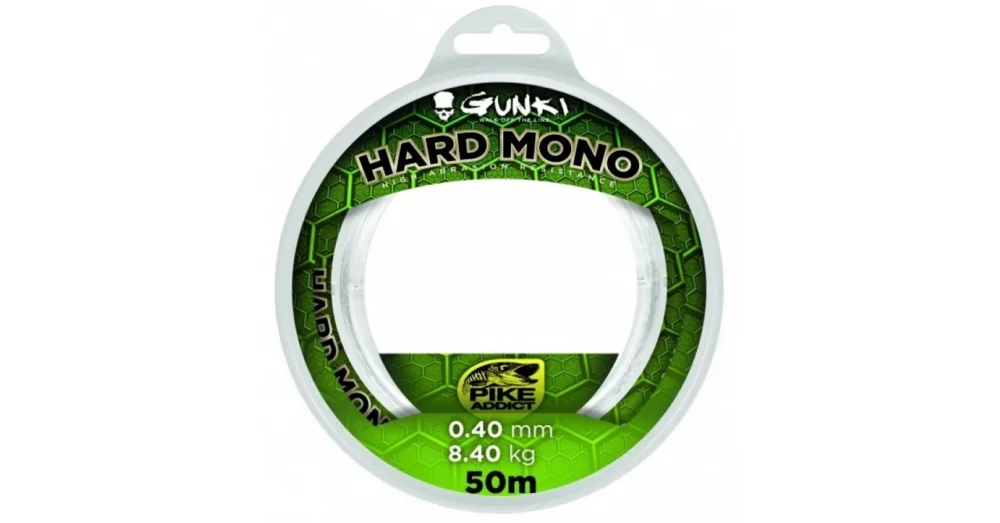 Biztonságos fizetés GUNKI HARD MONO HARAPÁSÁLLÓ ELŐKEZSINÓROK 50M
